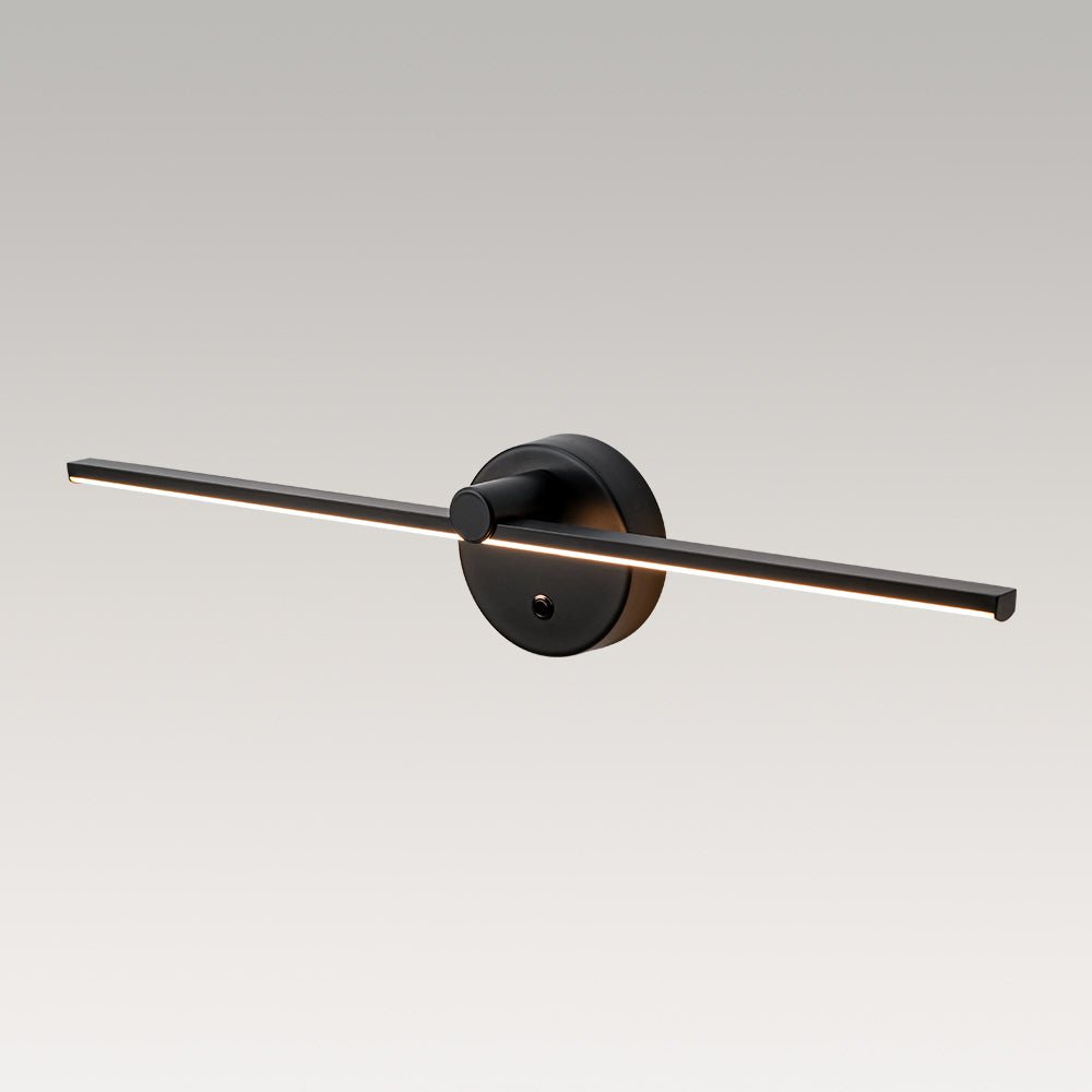 
Rotatable Linear LED Vanity Bar Light 24 in Matte Black Dimmable Picture Light