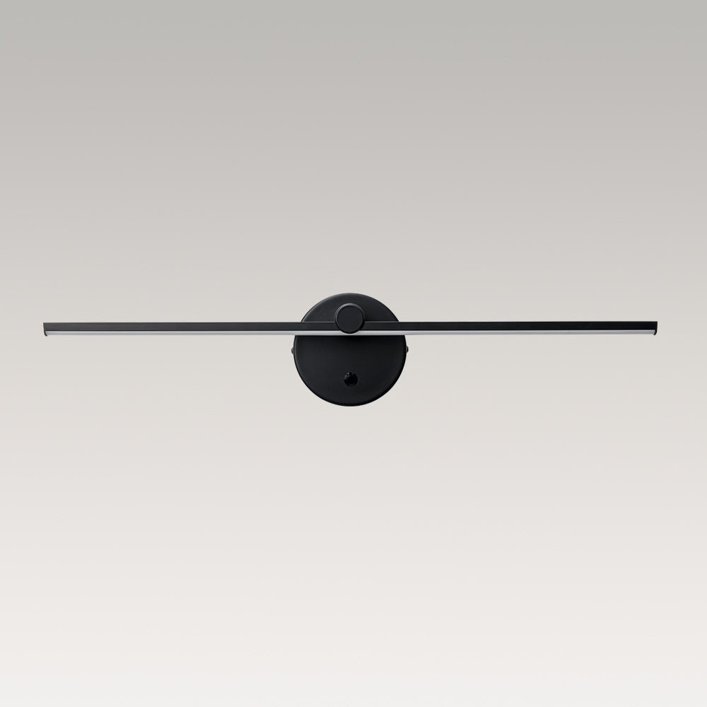 
Rotatable Linear LED Vanity Bar Light 24 in Matte Black Dimmable Picture Light