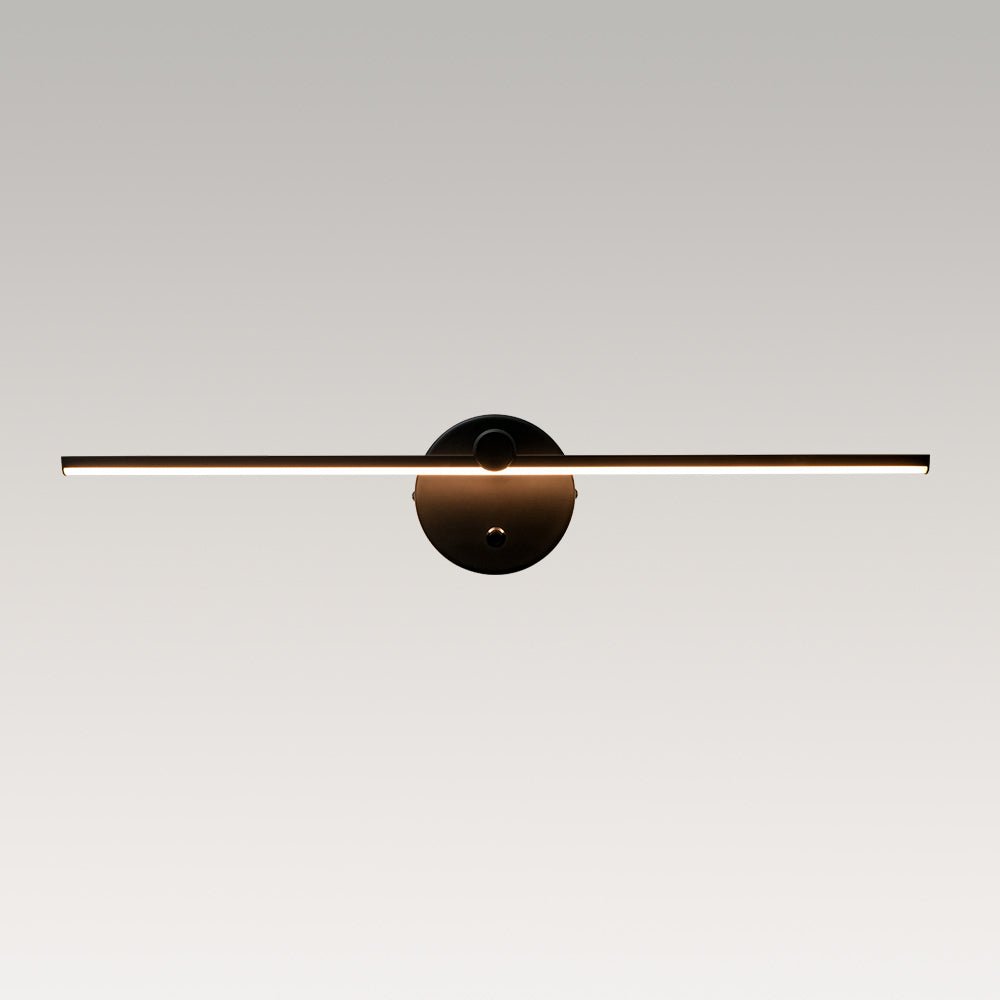 
Rotatable Linear LED Vanity Bar Light 24 in Matte Black Dimmable Picture Light