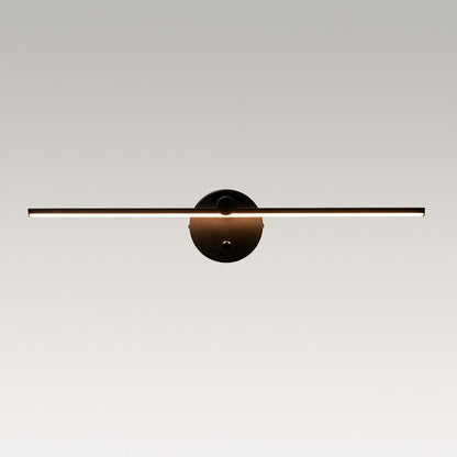 Rotatable Linear LED Vanity Bar Light 24 in Matte Black Dimmable Picture Light