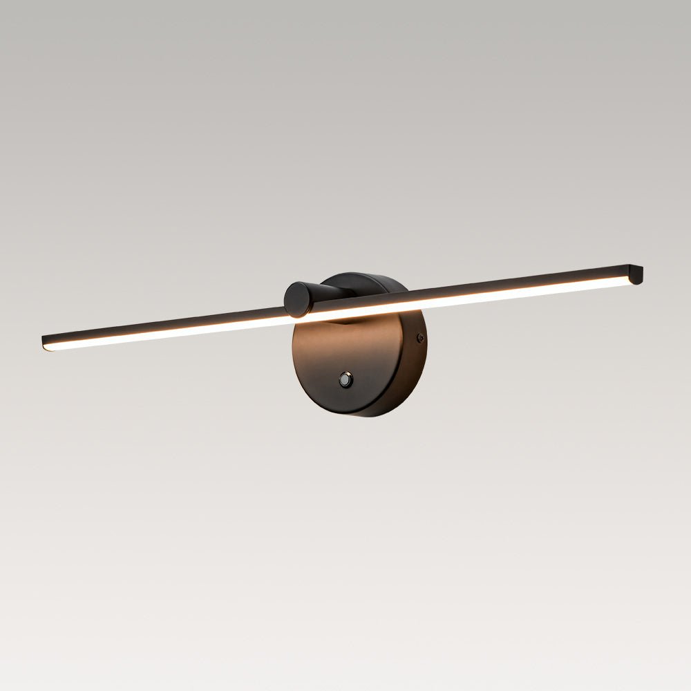 
Rotatable Linear LED Vanity Bar Light 24 in Matte Black Dimmable Picture Light
