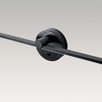 Rotatable Linear LED Vanity Bar Light 24 in Matte Black Dimmable Picture Light