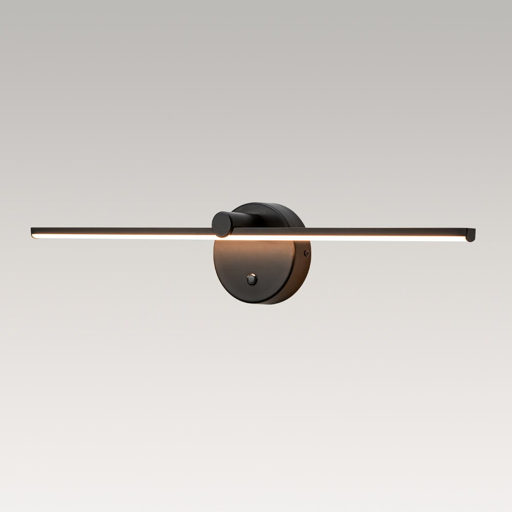
Rotatable Linear LED Vanity Bar Light 24 in Matte Black Dimmable Picture Light
