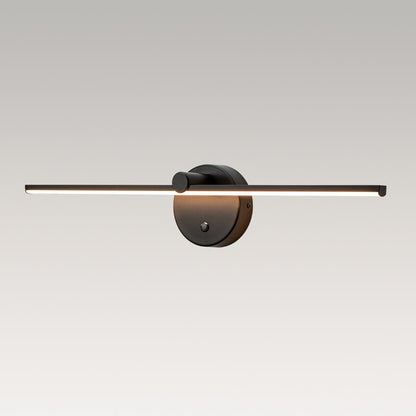 Rotatable Linear LED Vanity Bar Light 24 in Matte Black Dimmable Picture Light